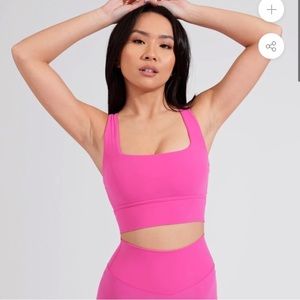 BuffBunny Revolution Sports bra-  Miami Vice Pink